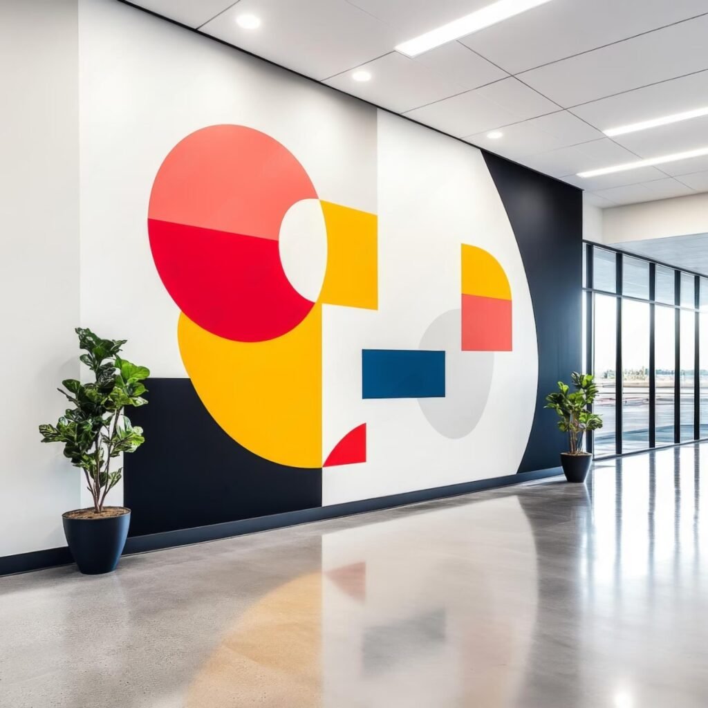 Office wall branding